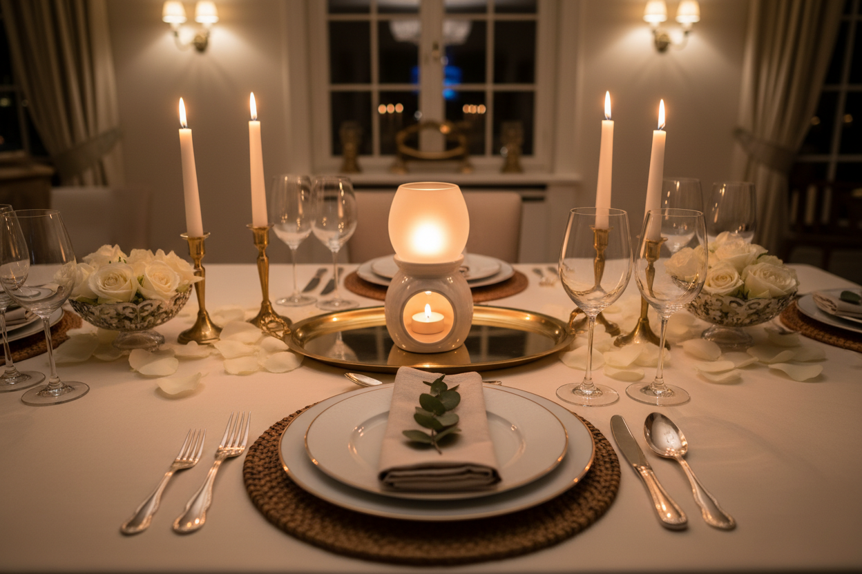 Mesa Posta com Elegância: Bandejas, Porcelanas e a Arte de Receber