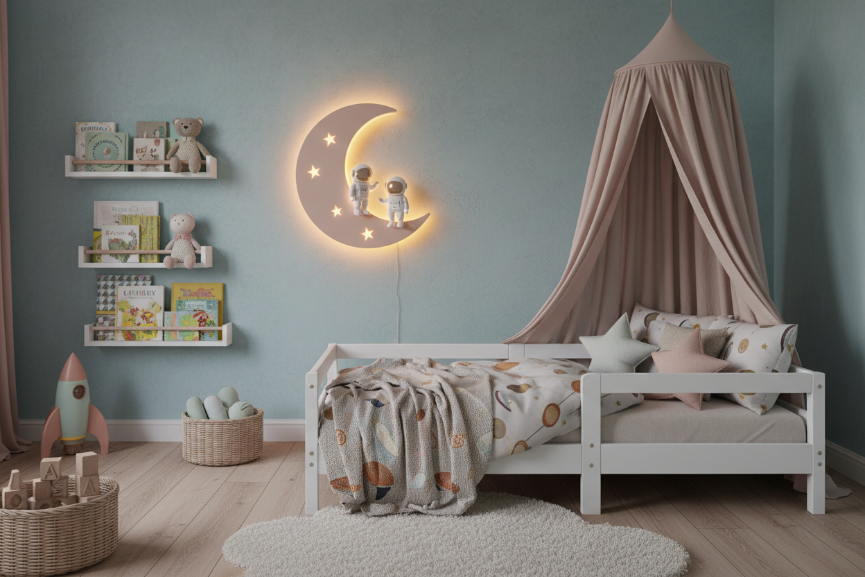 Iluminação Infantil: Como Criar um Quarto Seguro, Bonito e Estimulante