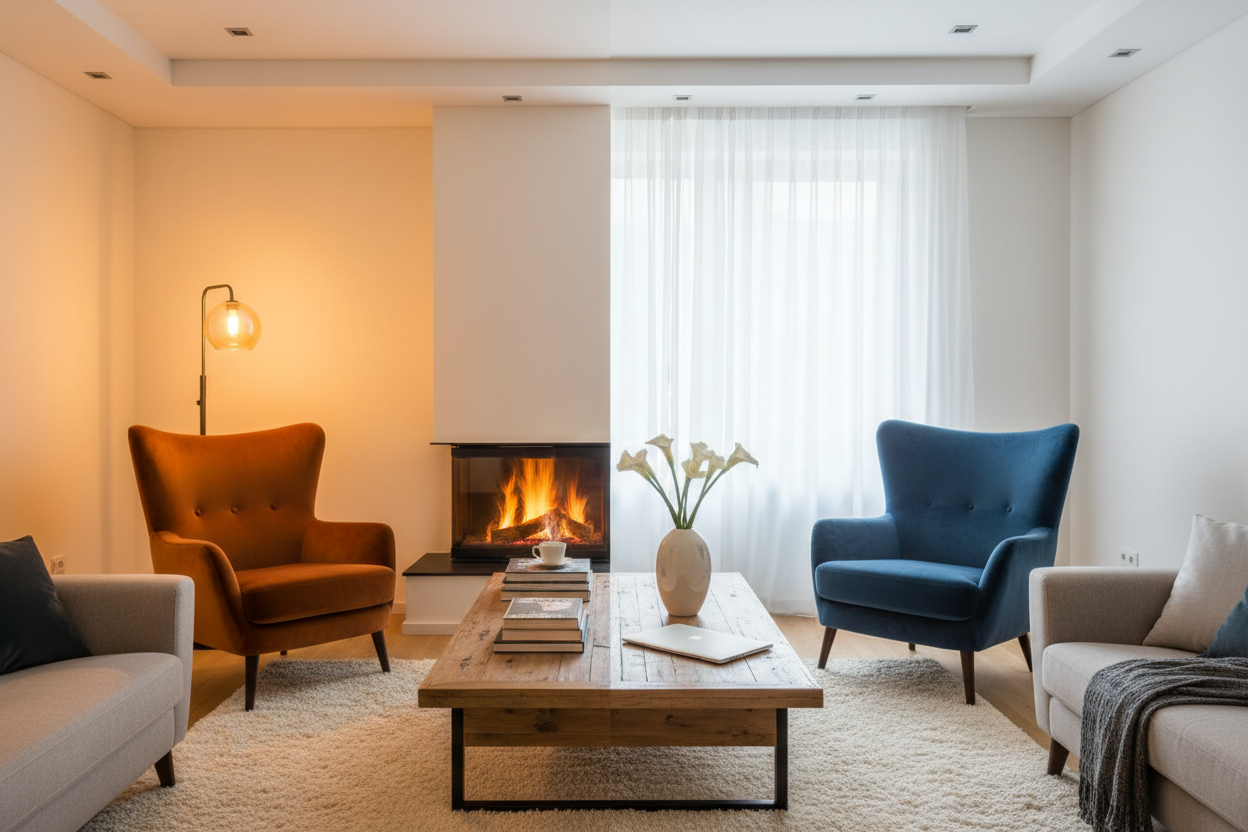 Luz Quente x Luz Fria: Qual Usar em Cada Ambiente?