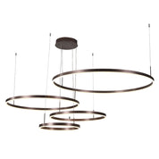 Lustre LED Redondo Moderno para Sala e Restaurante - Design Criativo
