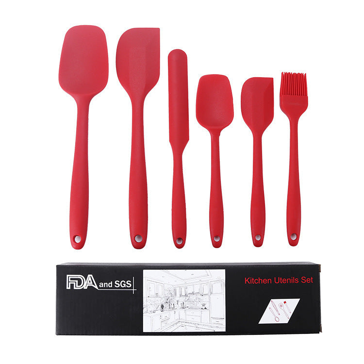 Espátulas de silicone coloridas para confeitaria profissional resistentes ao calor