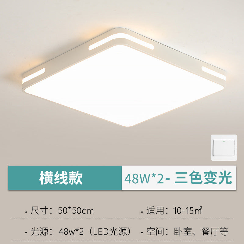 Lustre LED Redondo com Controle de Voz e Proteção Ocular