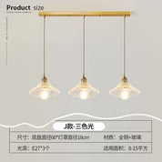 Lustre Pendente 3 Lâmpadas Cristal e Cobre Luxo Moderno