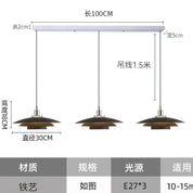 Luminária PH5 design clássico creme para sala de jantar