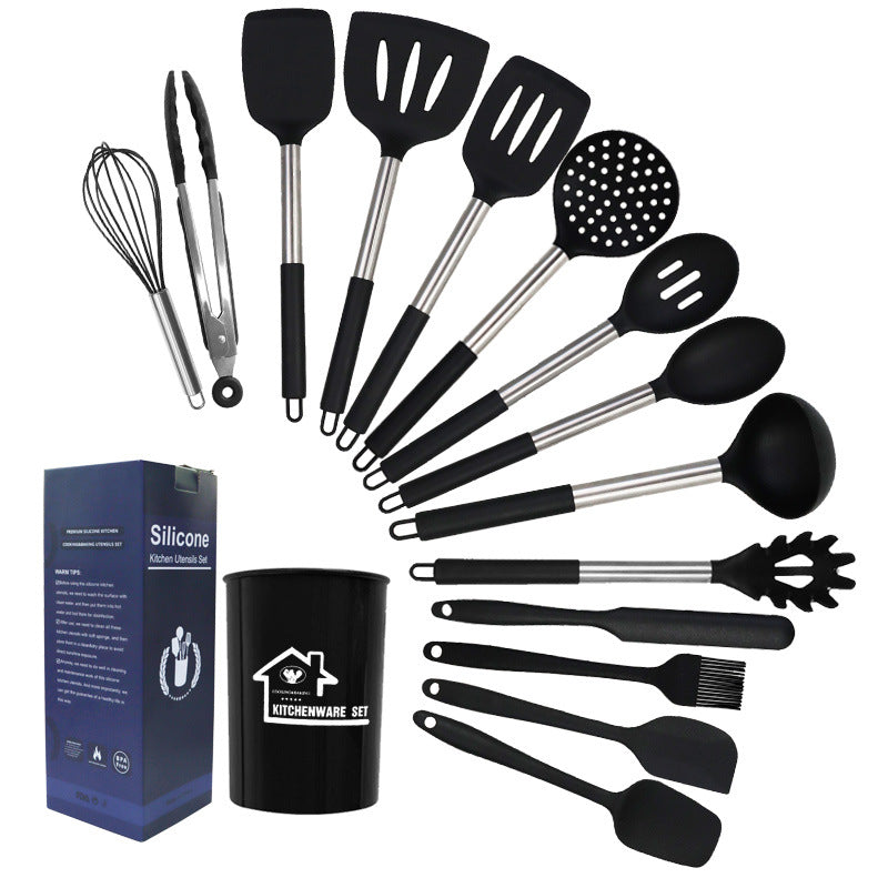 Espátula de silicone antiaderente para panelas e frigideiras