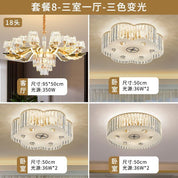 Cristais articulados Lustre Pós-Moderno movimento luz