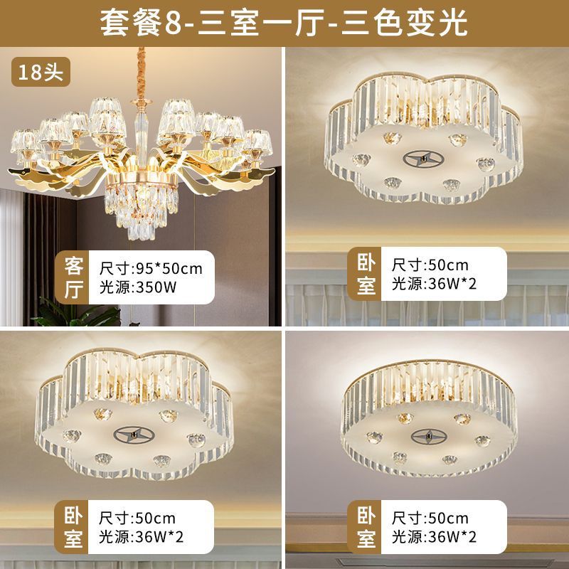 Cristais articulados Lustre Pós-Moderno movimento luz