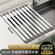 Escorredor dobrável silicone cozinha material premium durável