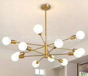 Lustre Molecular Industrial Retrô 110V - Estilo Americano