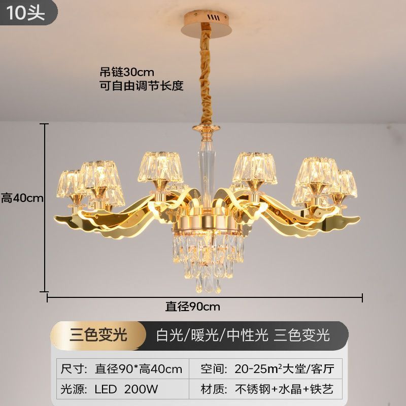 Montagem e instalação do Lustre Cristal Pós-Moderno