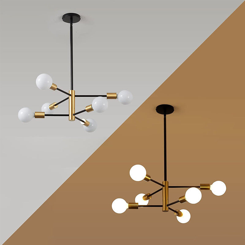 Lustre Molecular Industrial Retrô 110V - Estilo Americano