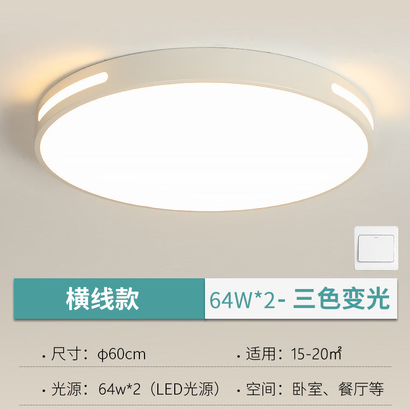 Lustre LED Redondo com Controle de Voz e Proteção Ocular