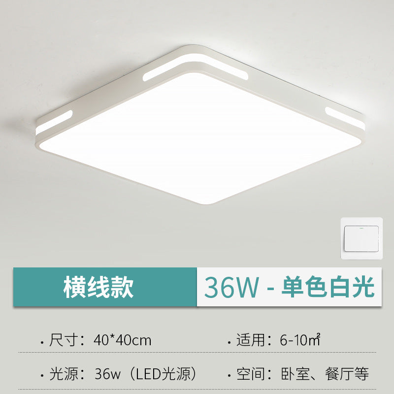 Lustre LED Redondo com Controle de Voz e Proteção Ocular