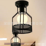 Produto luminária industrial geométrica retrô com design exclusivo e moderno