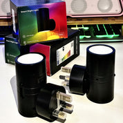 Aplicativo móvel controle luminária LED inteligente sensor