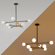 Lustre Molecular Industrial Retrô 110V - Estilo Americano