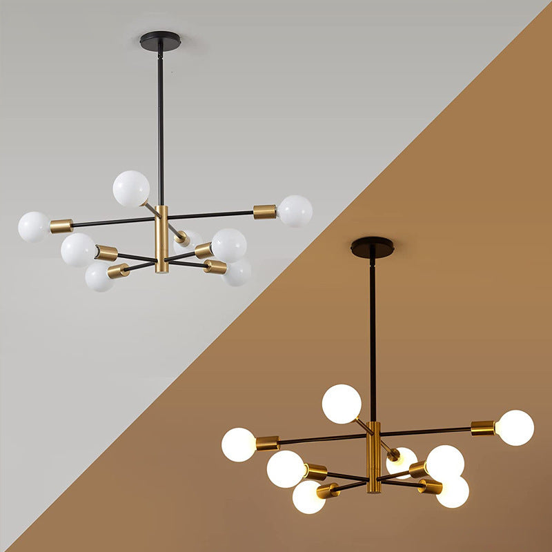 Lustre Molecular Industrial Retrô 110V - Estilo Americano
