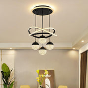 Lustre LED Moderno Minimalista para Sala e Quarto - Luxo Acessível