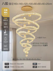 Lustre Cristal Duplo Pé Direito Alto Escada Hall Luxo Estrelas