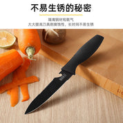 Facas de cozinha inox com cabo ergonômico e suporte magnético