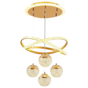 Lustre LED Moderno Minimalista para Sala e Quarto - Luxo Acessível