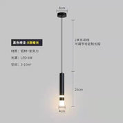 Lustre Pendente Cabeceira Moderno com Luz Quente Luxuoso
