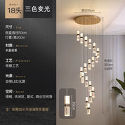 Lustre escada duplex - ambiente sala de estar com pé direito duplo