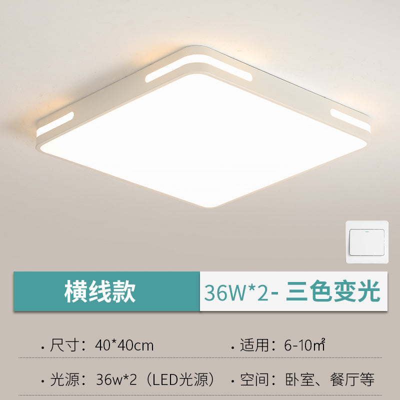Lustre LED Redondo com Controle de Voz e Proteção Ocular