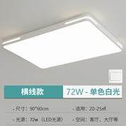 Lustre LED Redondo com Controle de Voz e Proteção Ocular