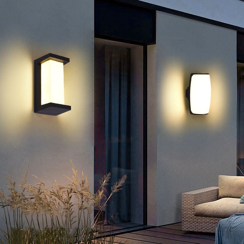 Arandela LED à prova d'água design moderno branco