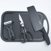 Jogo de facas chef com tábua de corte profissional