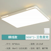 Lustre LED Redondo com Controle de Voz e Proteção Ocular