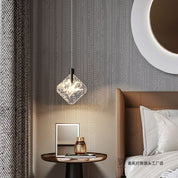 Lustre Cristal Cabeceira Luxo Minimalista Estilo Italiano