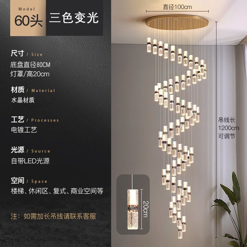 Lustre cristal moderno - ambiente decorado estilo industrial loft