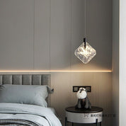Lustre Cristal Cabeceira Luxo Minimalista Estilo Italiano