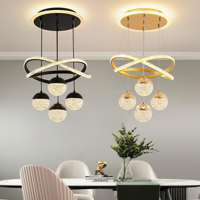 Lustre LED Moderno Minimalista para Sala e Quarto - Luxo Acessível