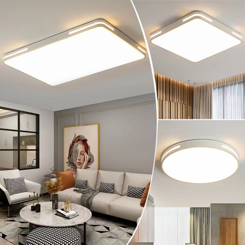 Lustre LED Redondo com Controle de Voz e Proteção Ocular