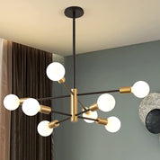 Lustre Molecular Industrial Retrô 110V - Estilo Americano