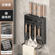 Facas em diferentes acabamentos suporte parede cozinha profissional