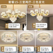 Lustre de Cristal Luxo pendente geometria moderna