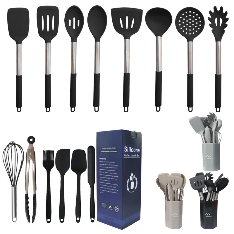 Utensílios de silicone resistentes até 250°C antiaderente