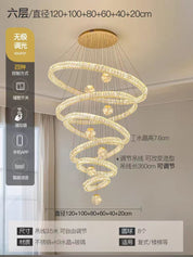 Lustre Cristal Duplo Pé Direito Alto Escada Hall Luxo Estrelas