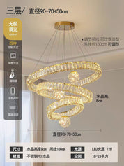 Lustre Cristal Duplo Pé Direito Alto Escada Hall Luxo Estrelas