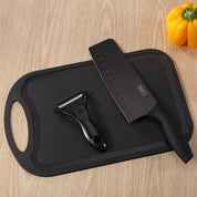 Facas de aço inox com suporte organizador para cozinha moderna