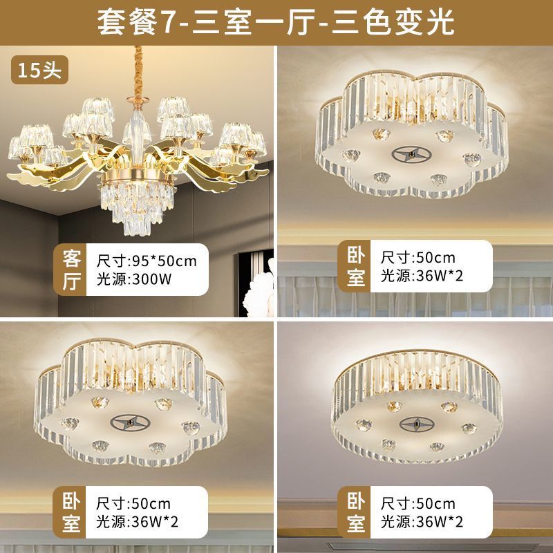 Lustre de Cristal pendente decorativo pós-moderno