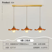 Lustre Pendente 3 Lâmpadas Cristal e Cobre Luxo Moderno