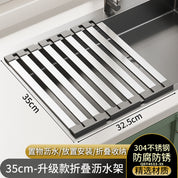 Escorredor dobrável silicone cozinha resistente calor ventilação