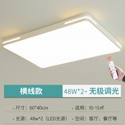 Lustre LED Redondo com Controle de Voz e Proteção Ocular