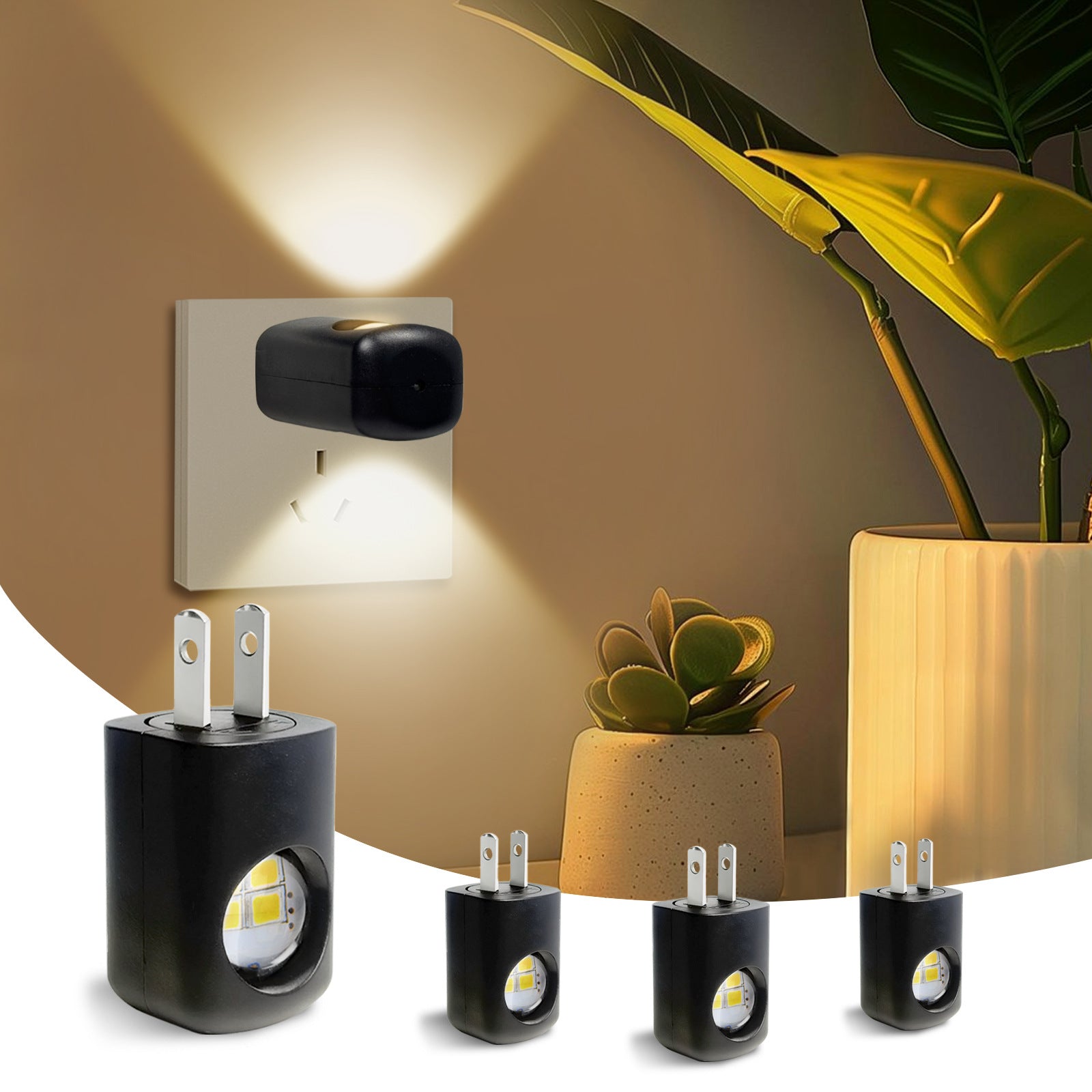 Economia energia anual luminária LED inteligente sensor