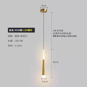 Lustre Pendente Cabeceira Moderno com Luz Quente Luxuoso